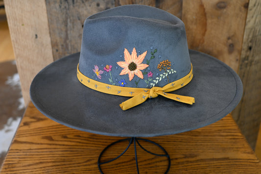 The Laurel - Hand-Embroidered Hat