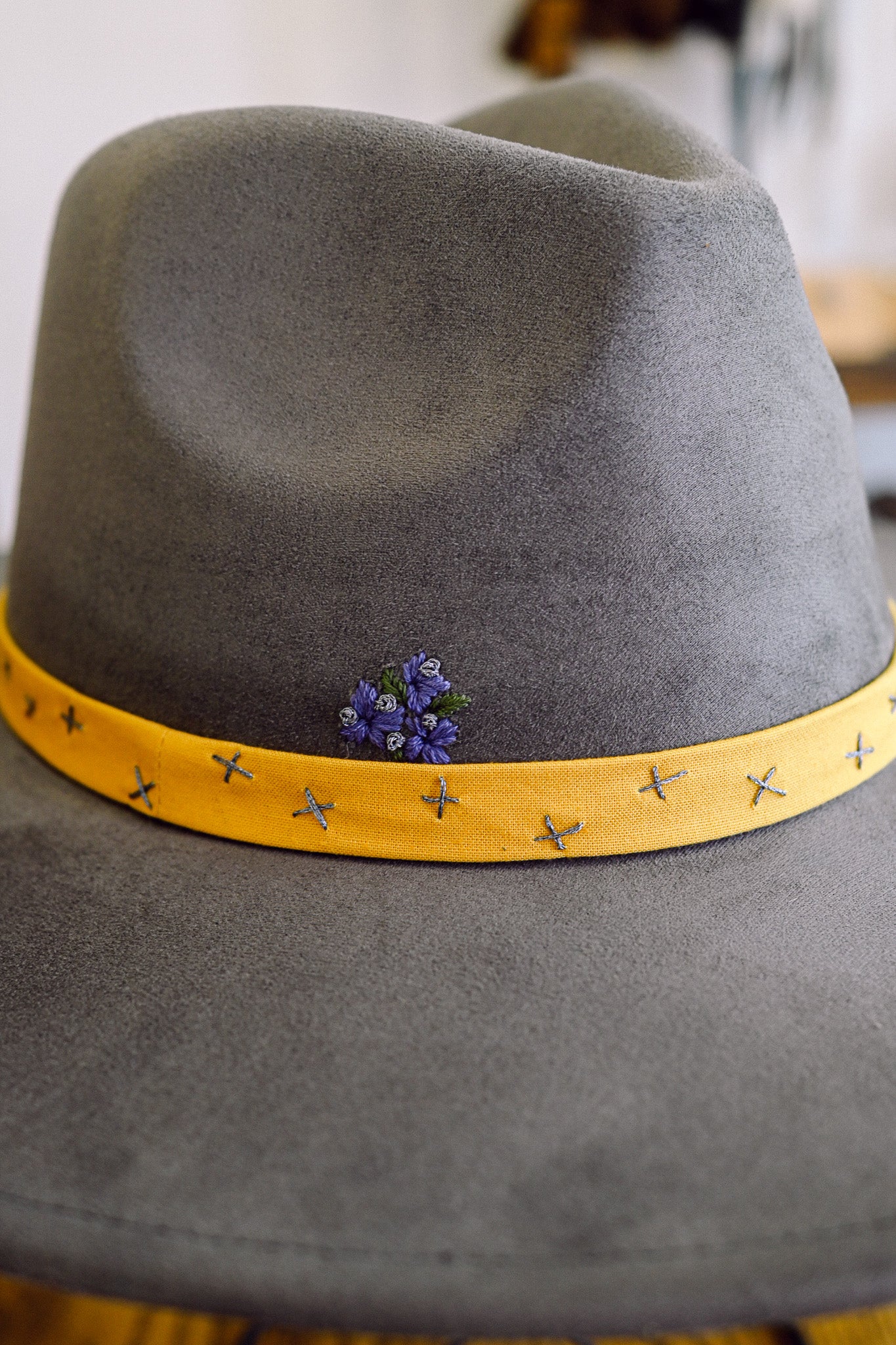 The Laurel - Hand-Embroidered Hat