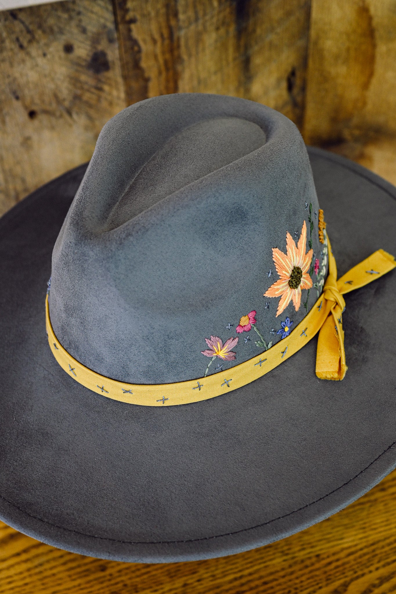 The Laurel - Hand-Embroidered Hat