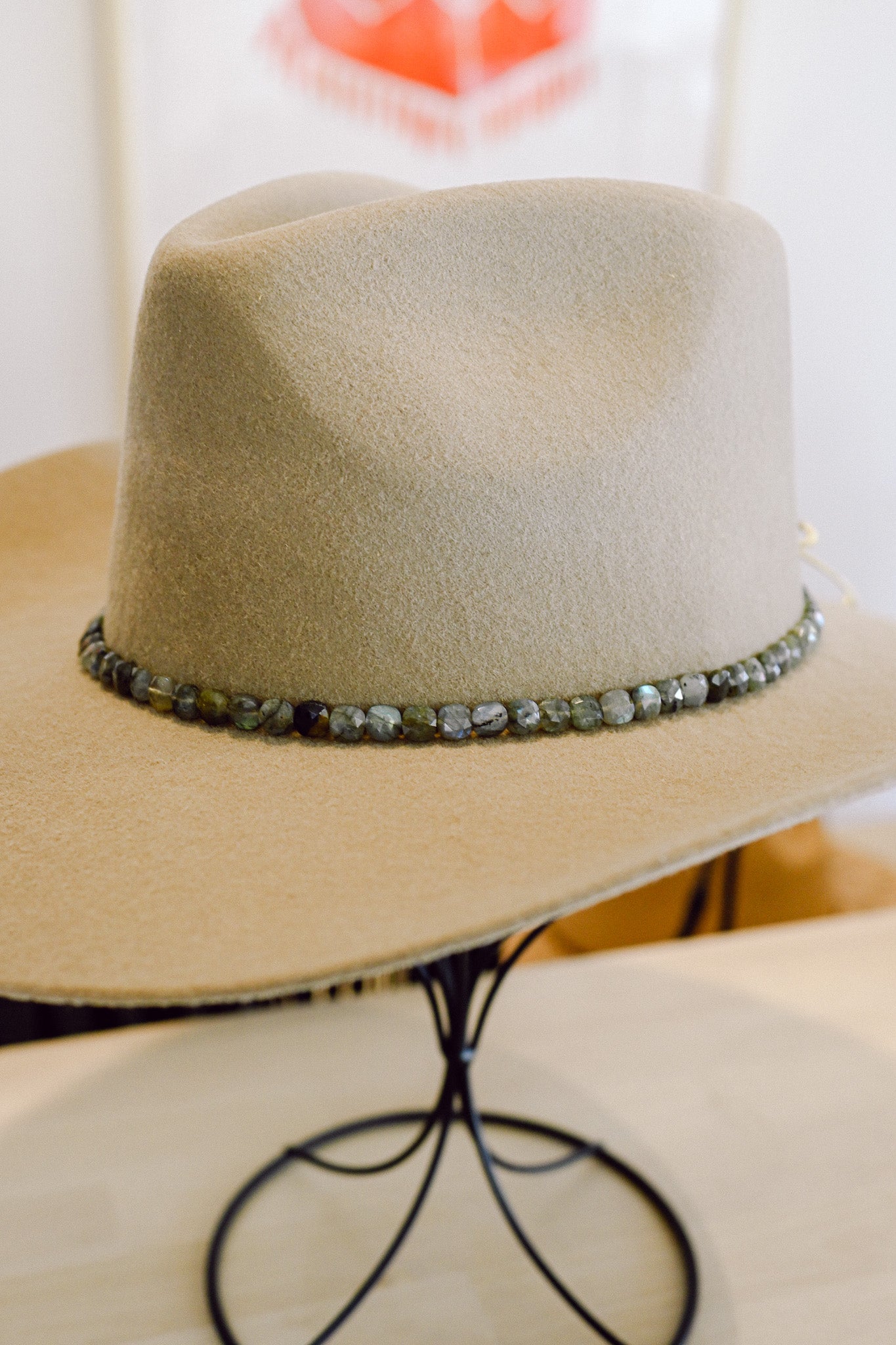Labradorite Gemstone Hat Band