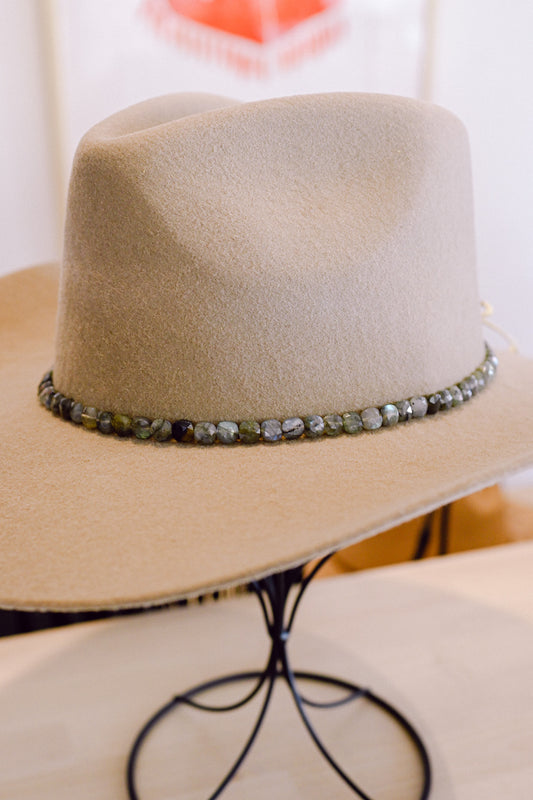 Labradorite Gemstone Hat Band