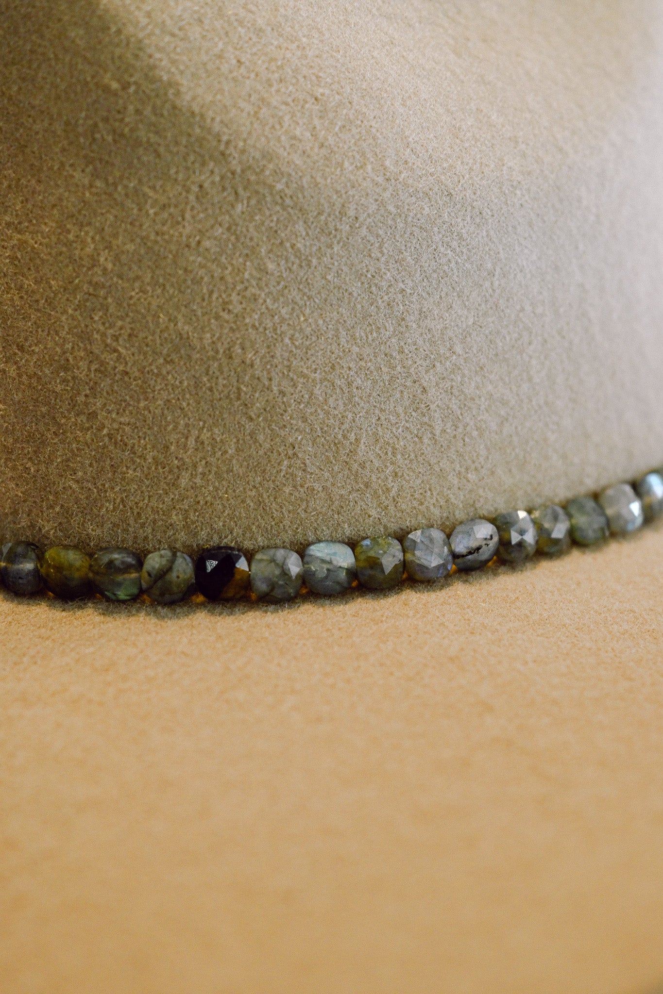 Labradorite Gemstone Hat Band