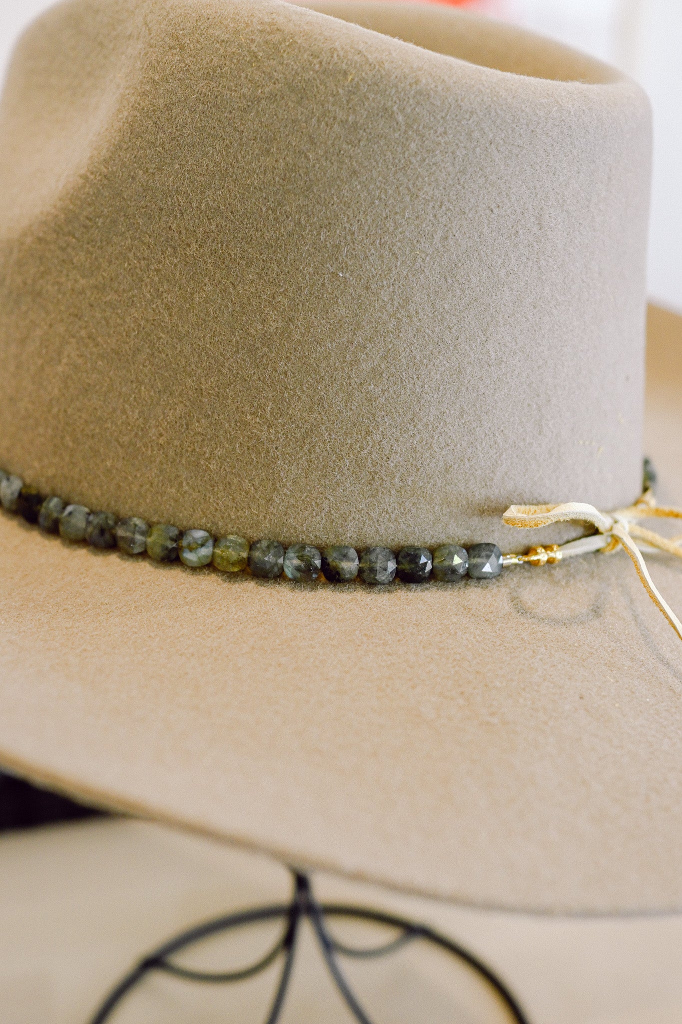 Labradorite Gemstone Hat Band
