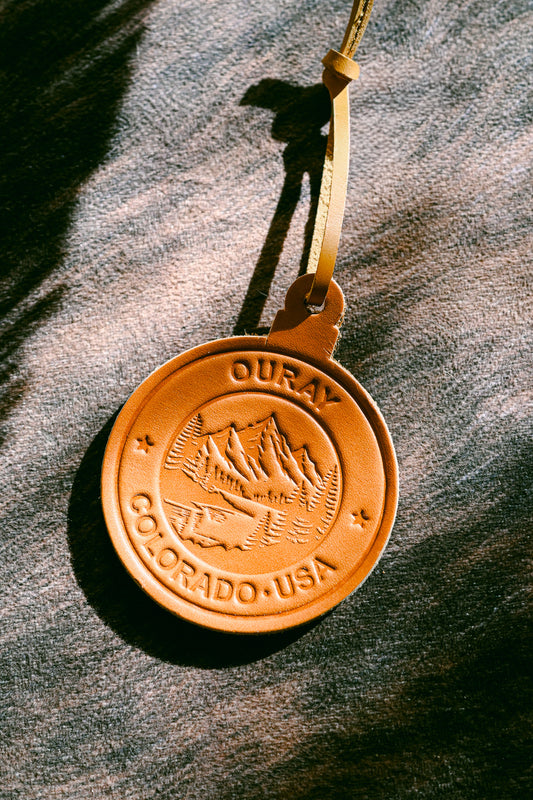Ouray Leather Ornament