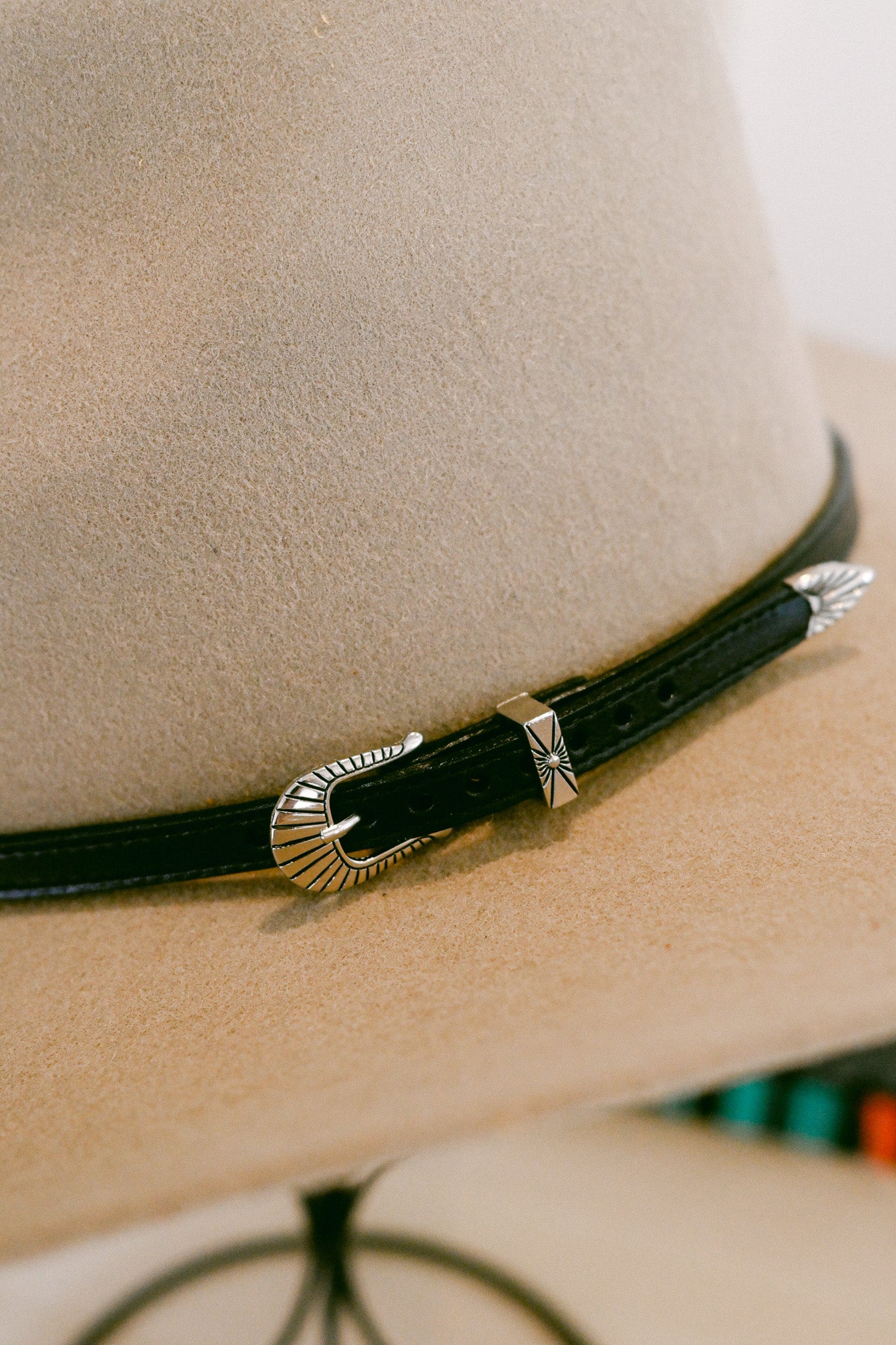 Leather Belt Hat Band