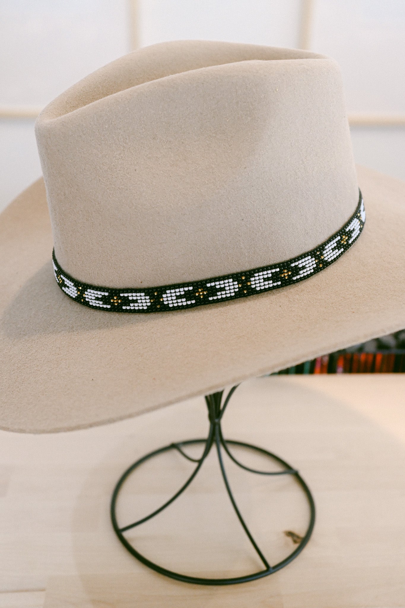 Beaded Stretch Hat Band
