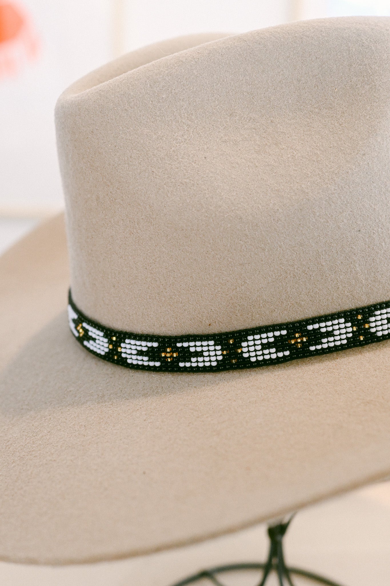 Beaded Stretch Hat Band