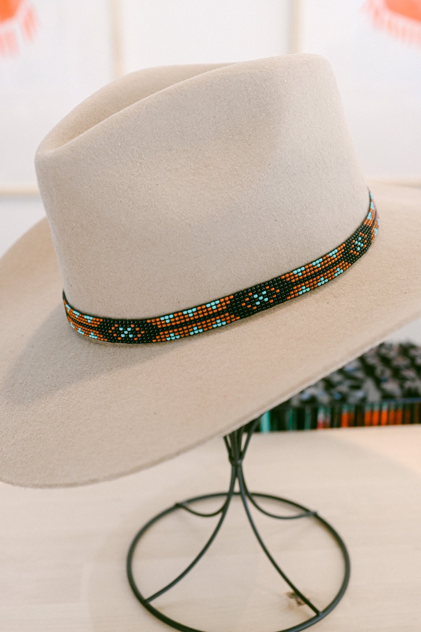 Beaded Stretch Hat Band
