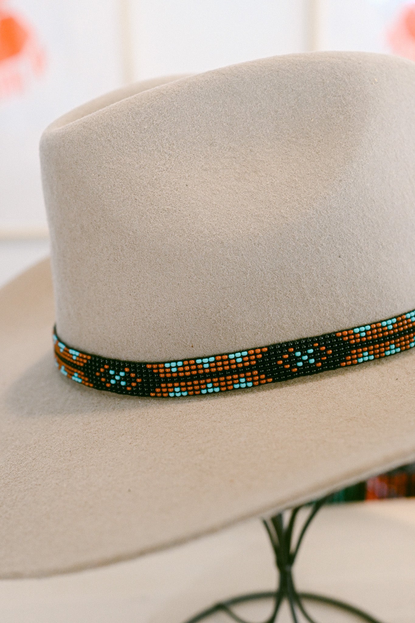 Beaded Stretch Hat Band