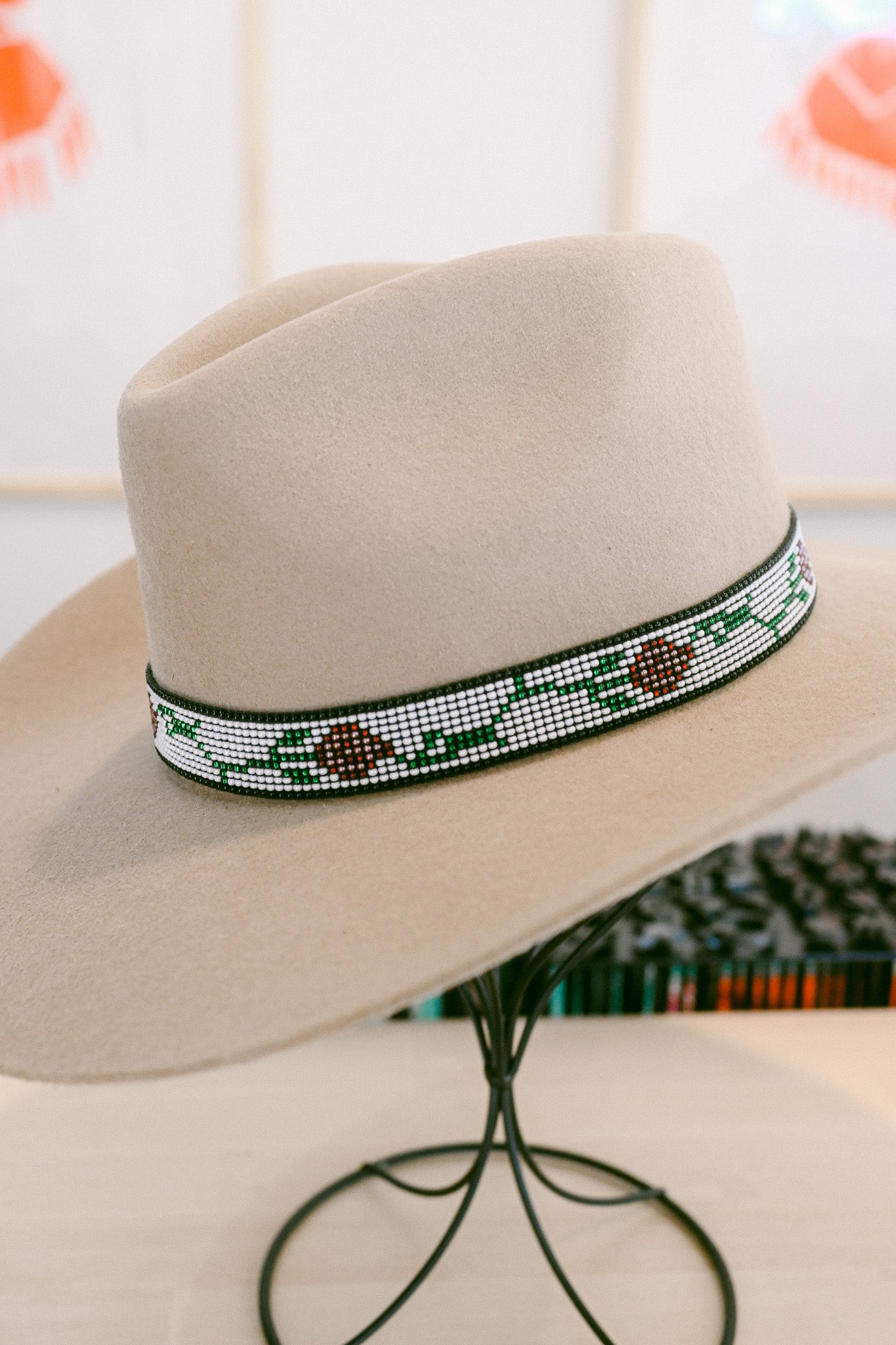 Beaded Stretch Hat Band