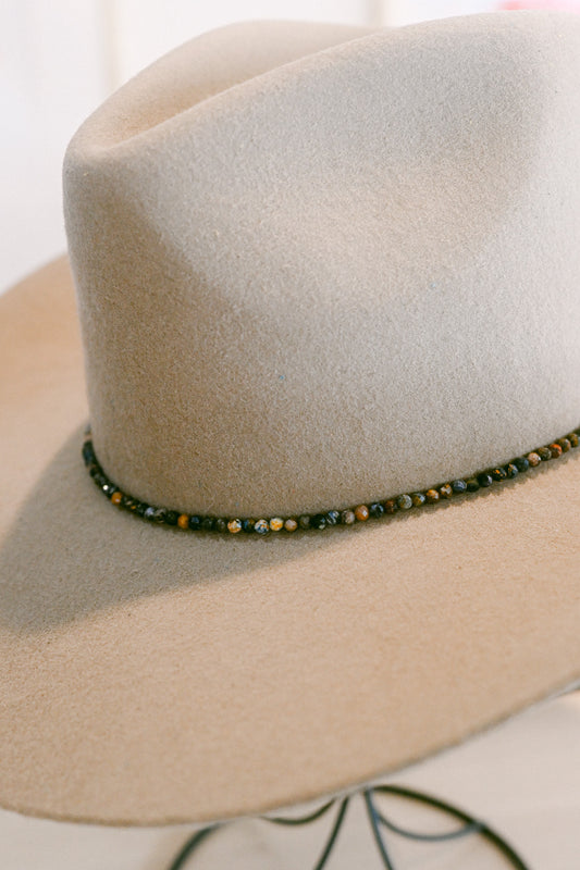 Pietersite Gemstone Hat Band