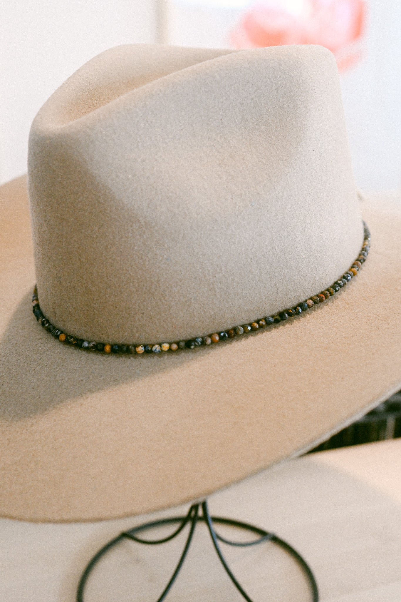 Pietersite Gemstone Hat Band