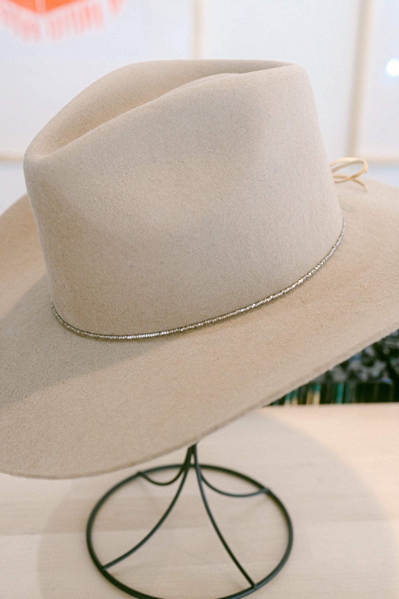 Shimmer Beaded Hat Band