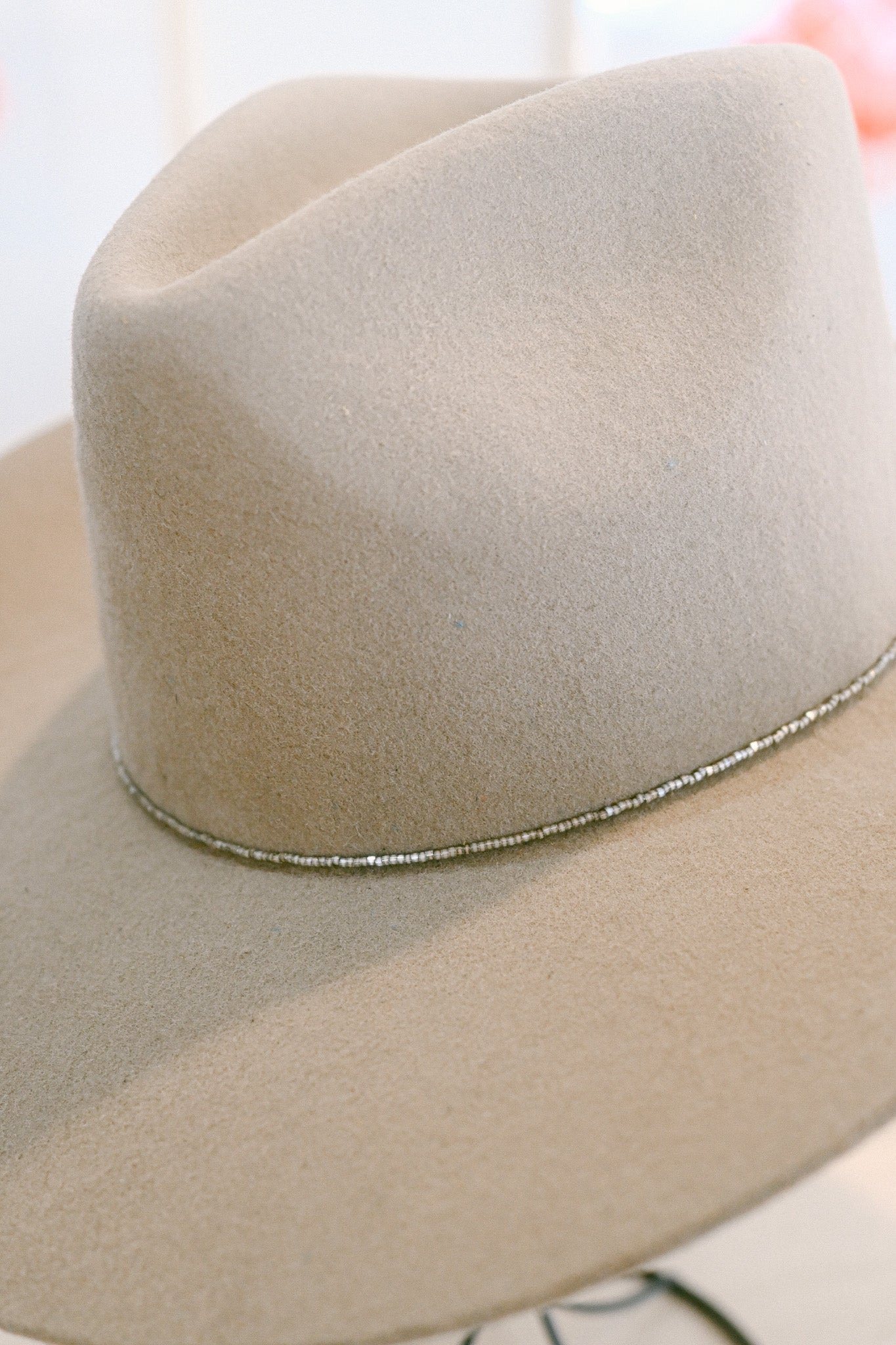 Shimmer Beaded Hat Band