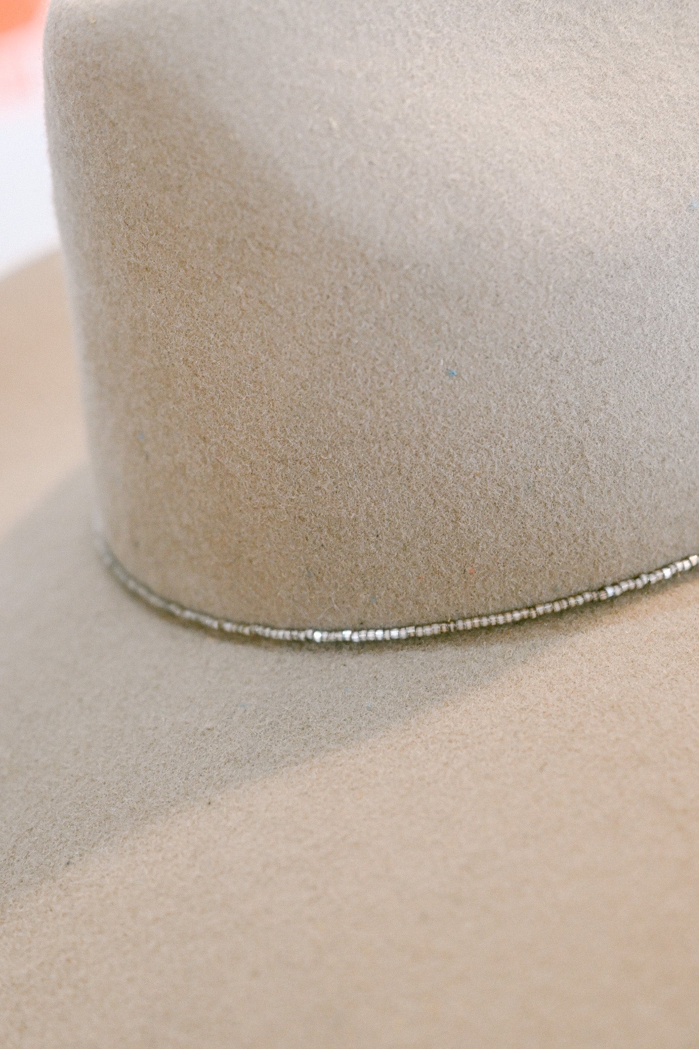 Shimmer Beaded Hat Band