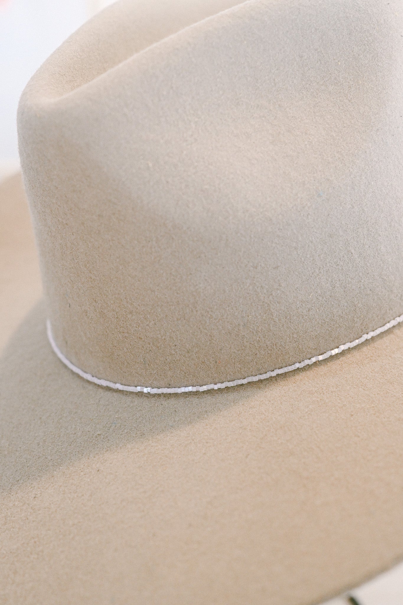 Shimmer Beaded Hat Band