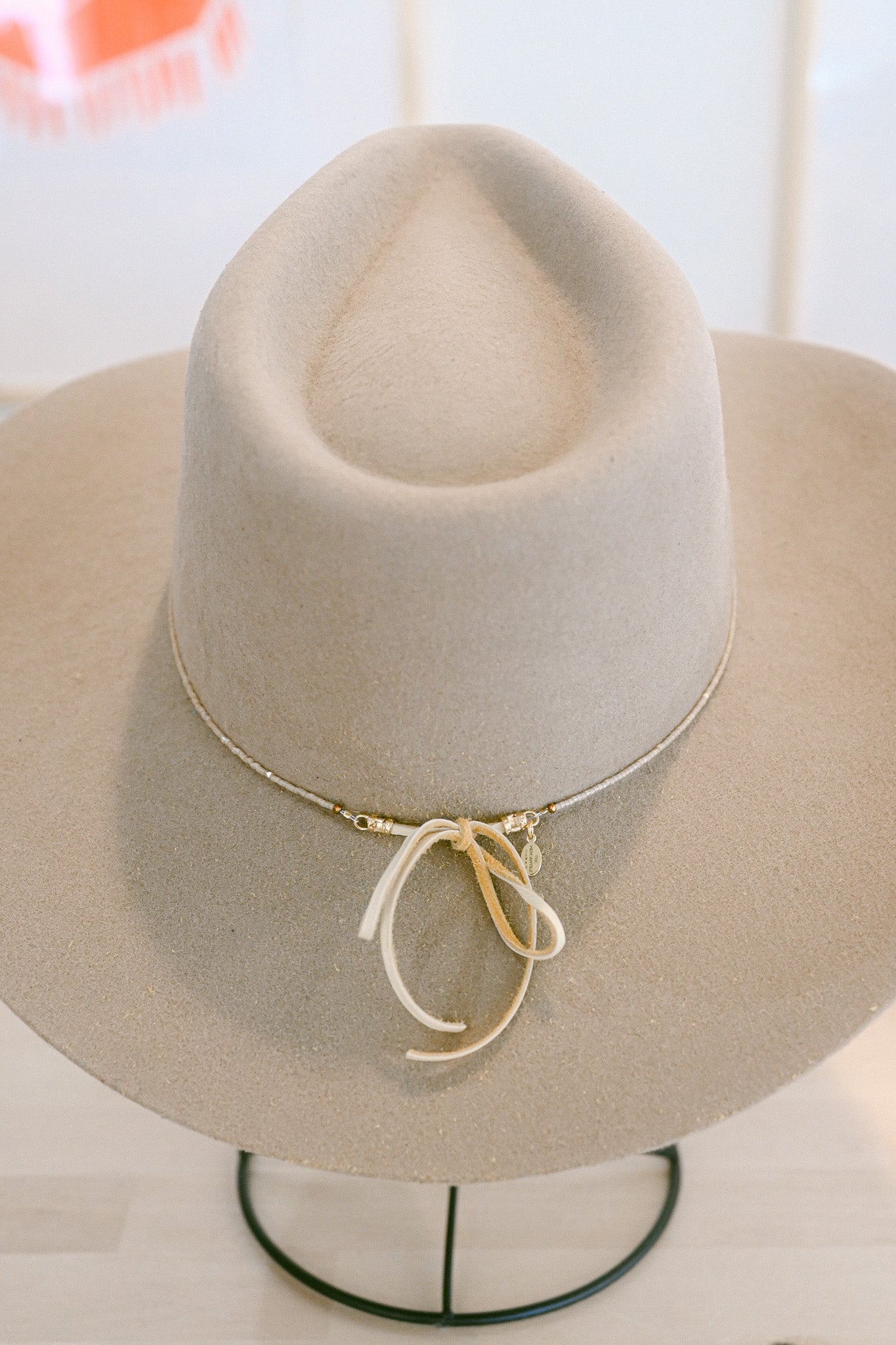 Shimmer Beaded Hat Band