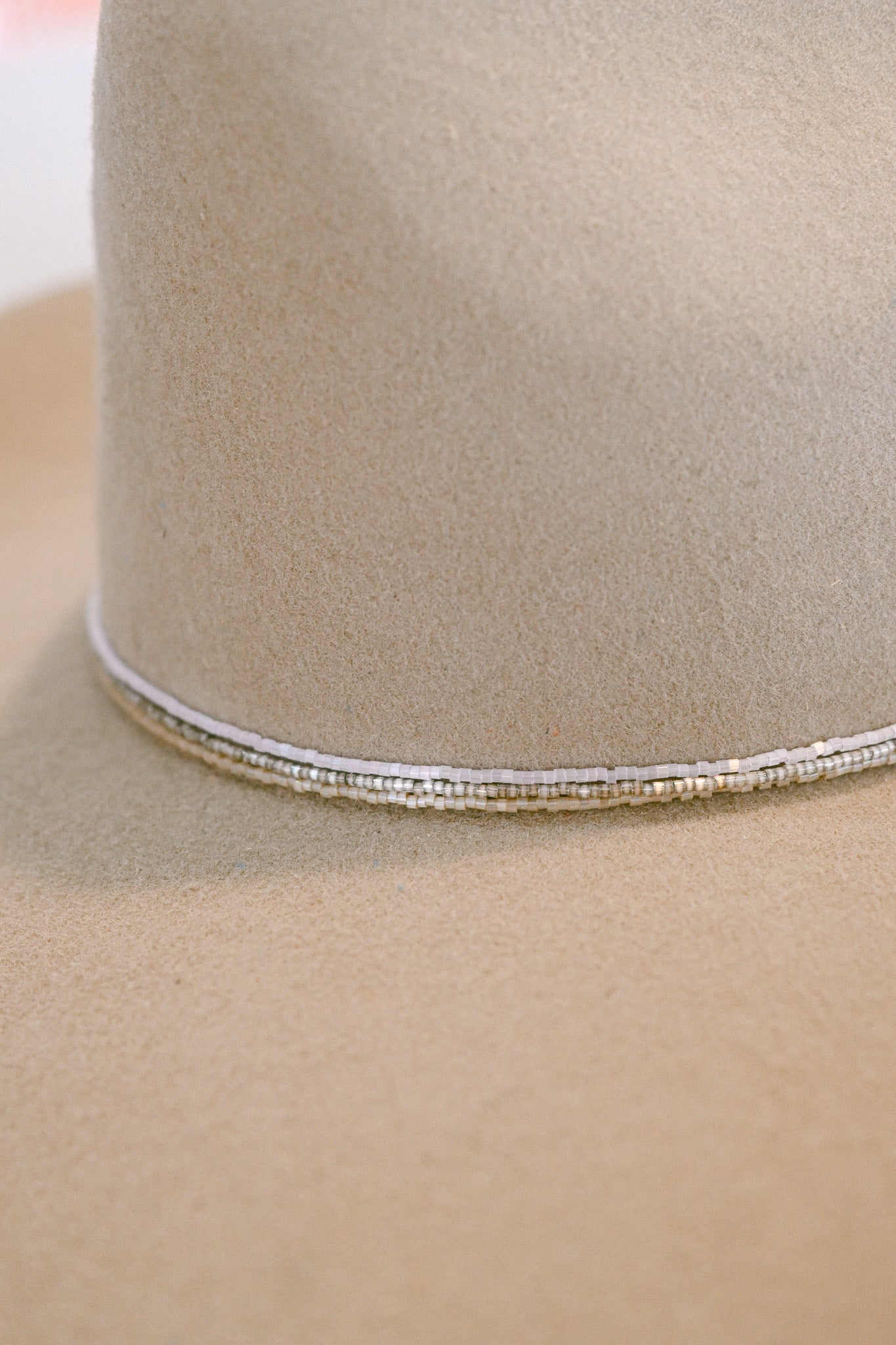 Shimmer Beaded Hat Band