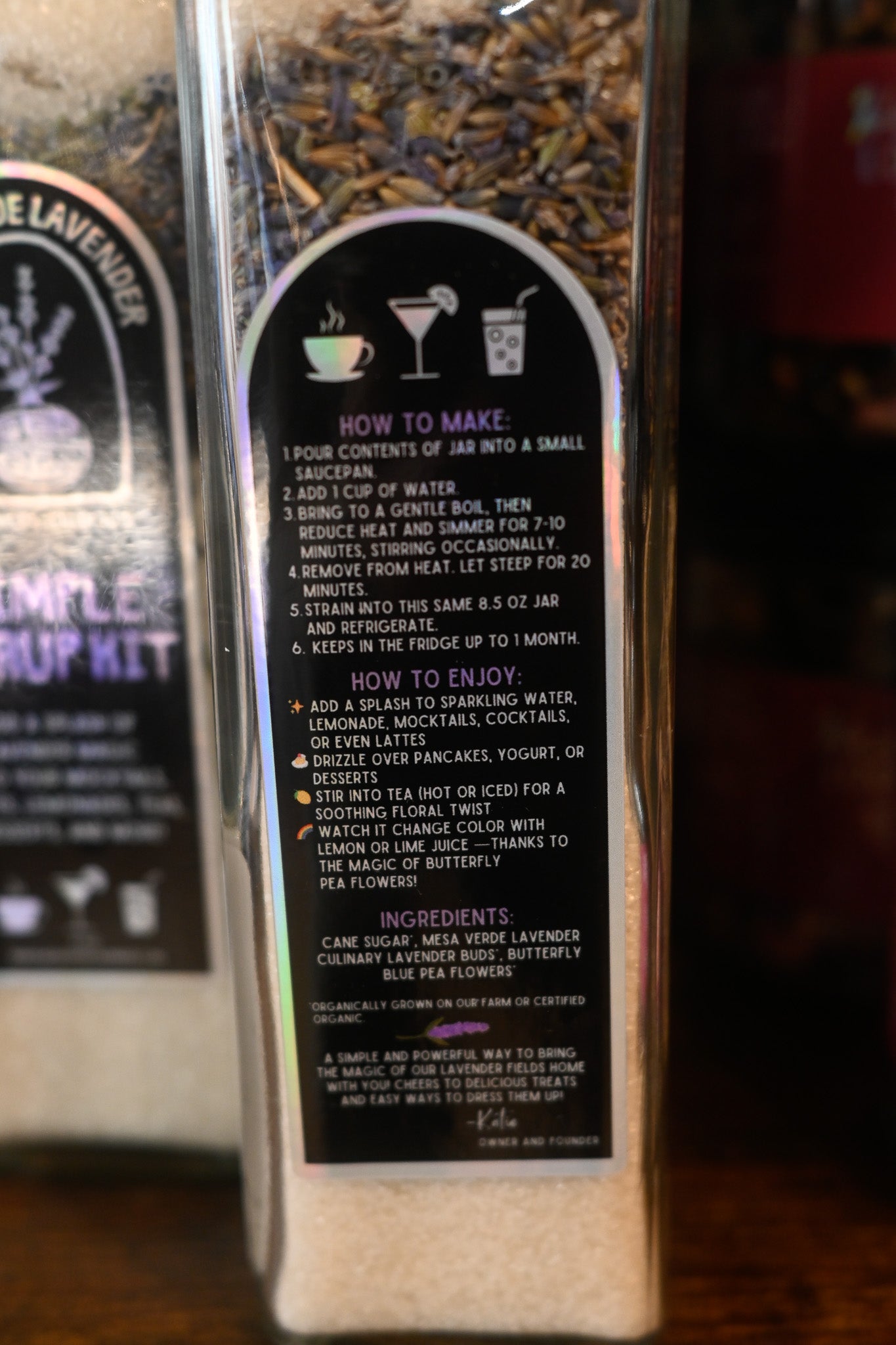 Lavender Simple Syrup Kit