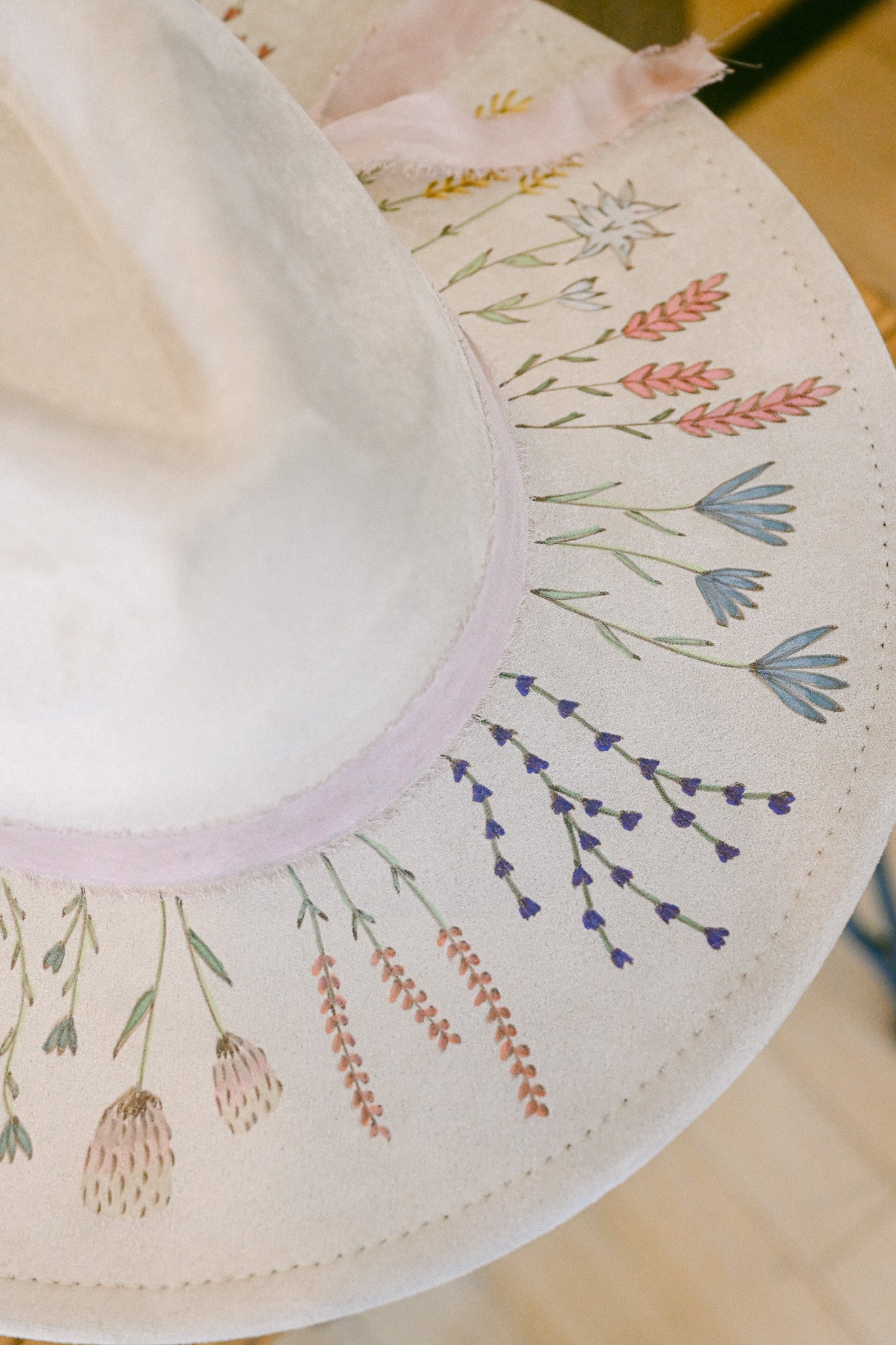 The Callie - Hand-Burned and Hand-Painted Hat