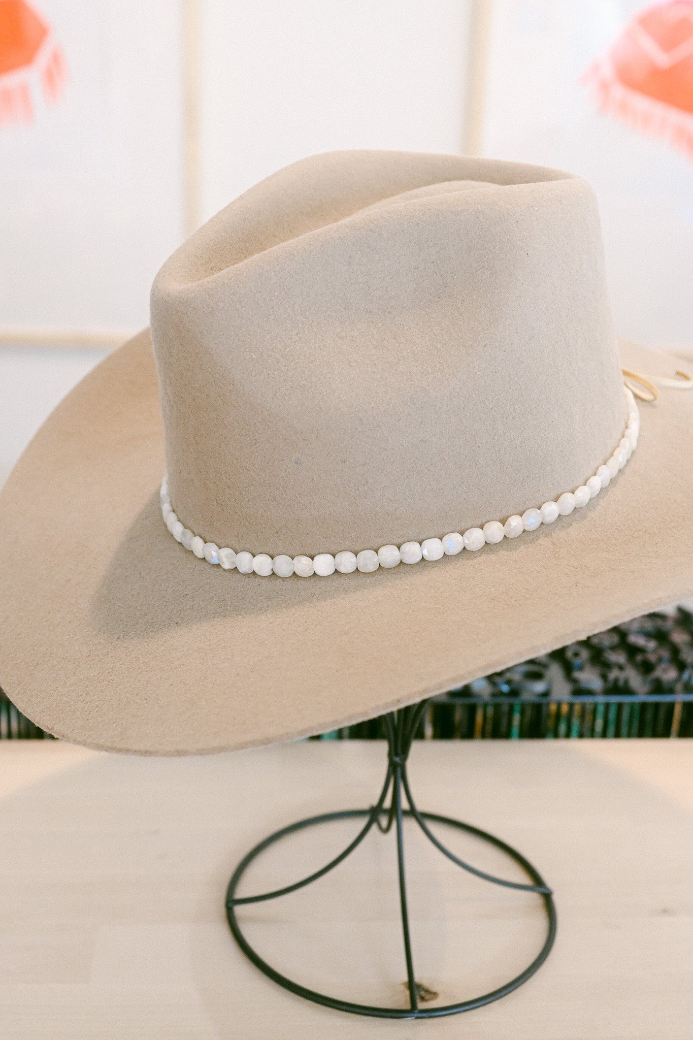 Moonstone Gemstone Hat Band
