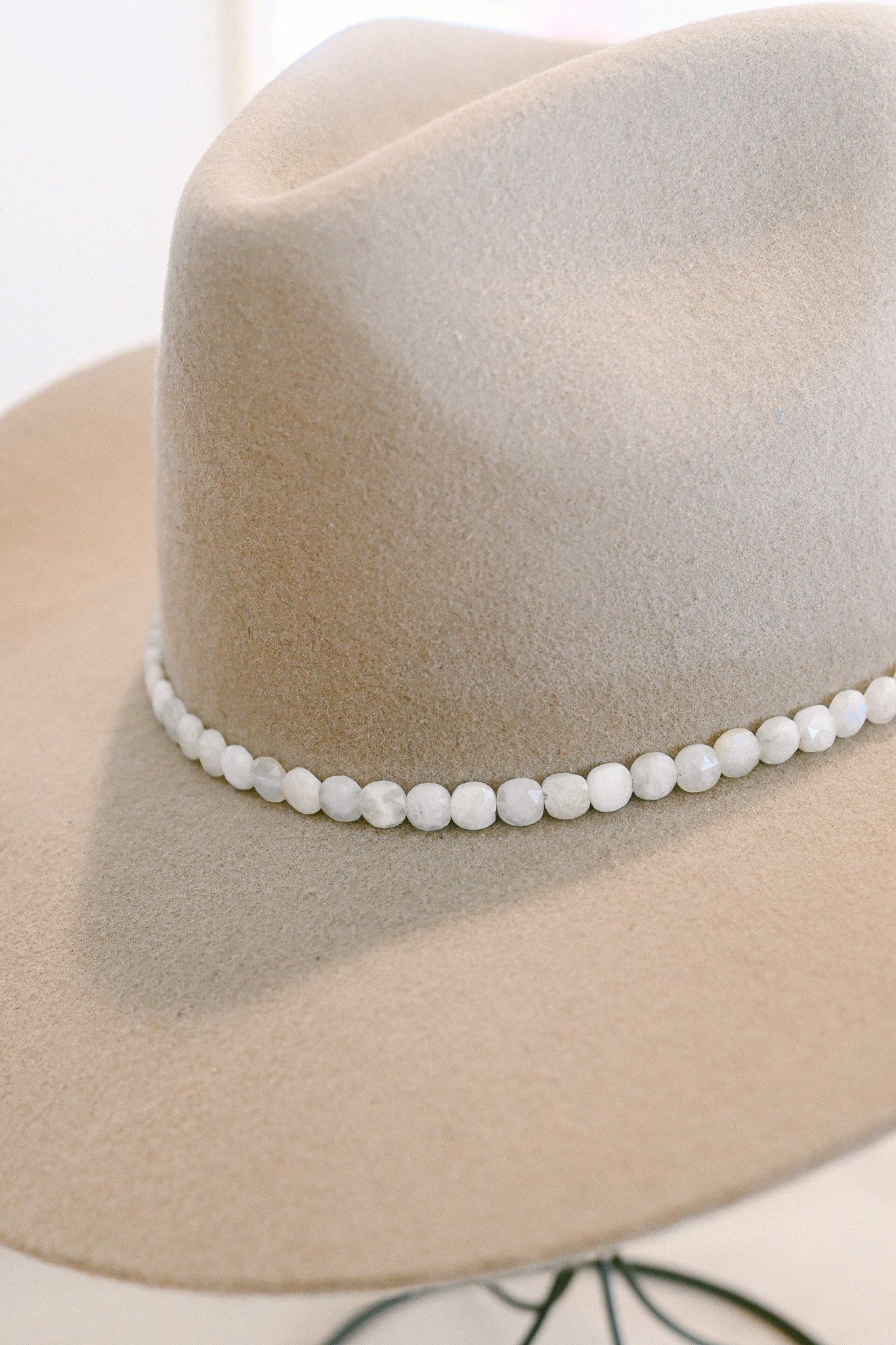 Moonstone Gemstone Hat Band