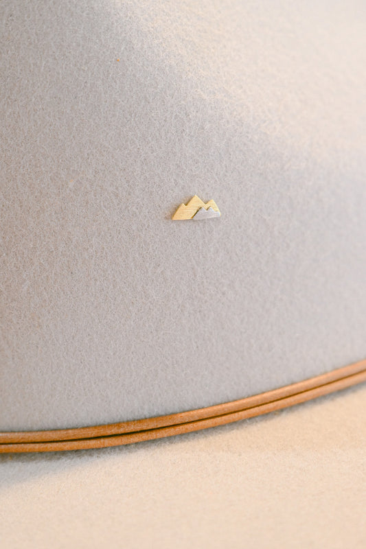 Two Toned Mountain Hat Charm