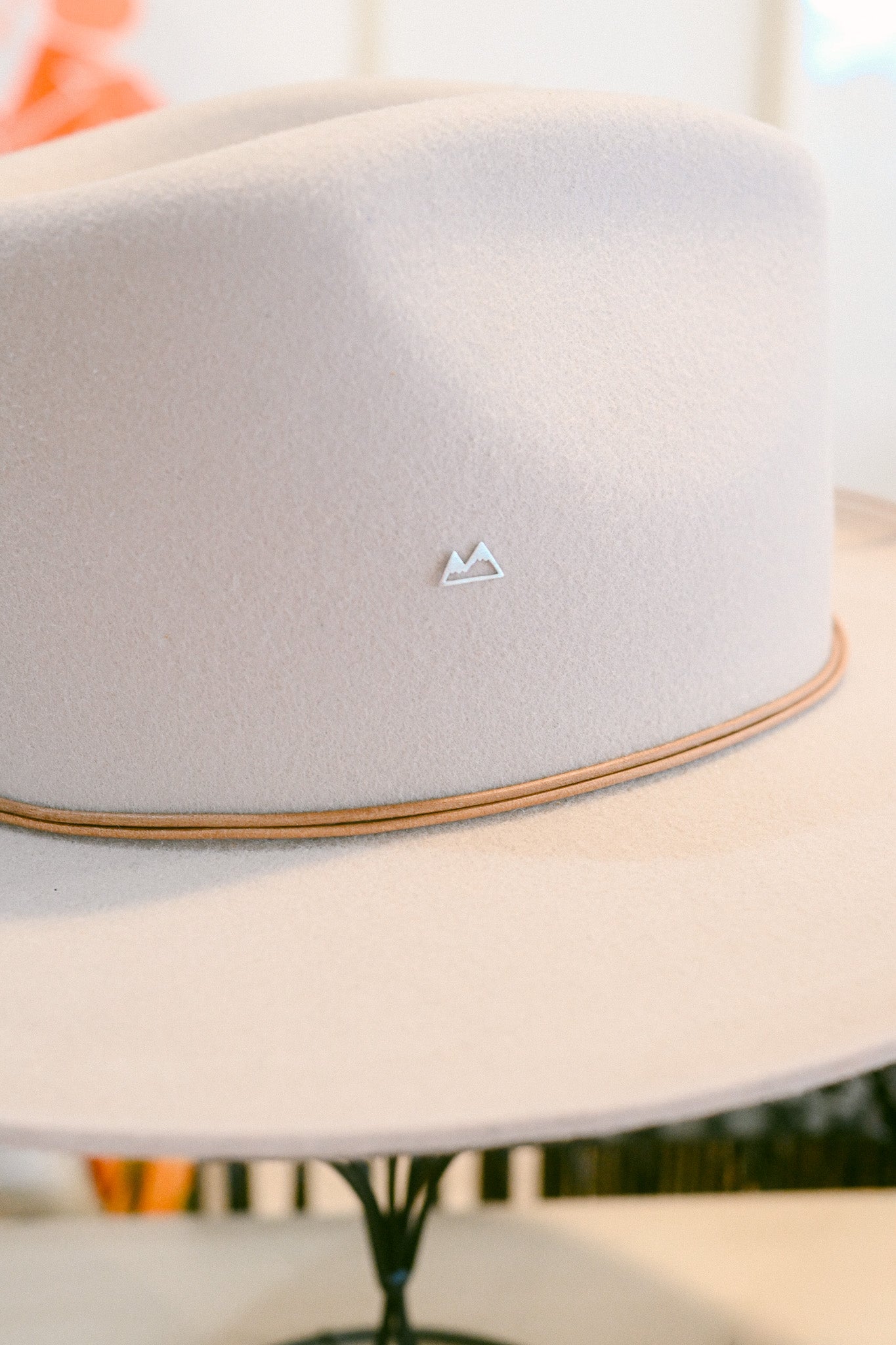 Mountain Outline Hat Charm