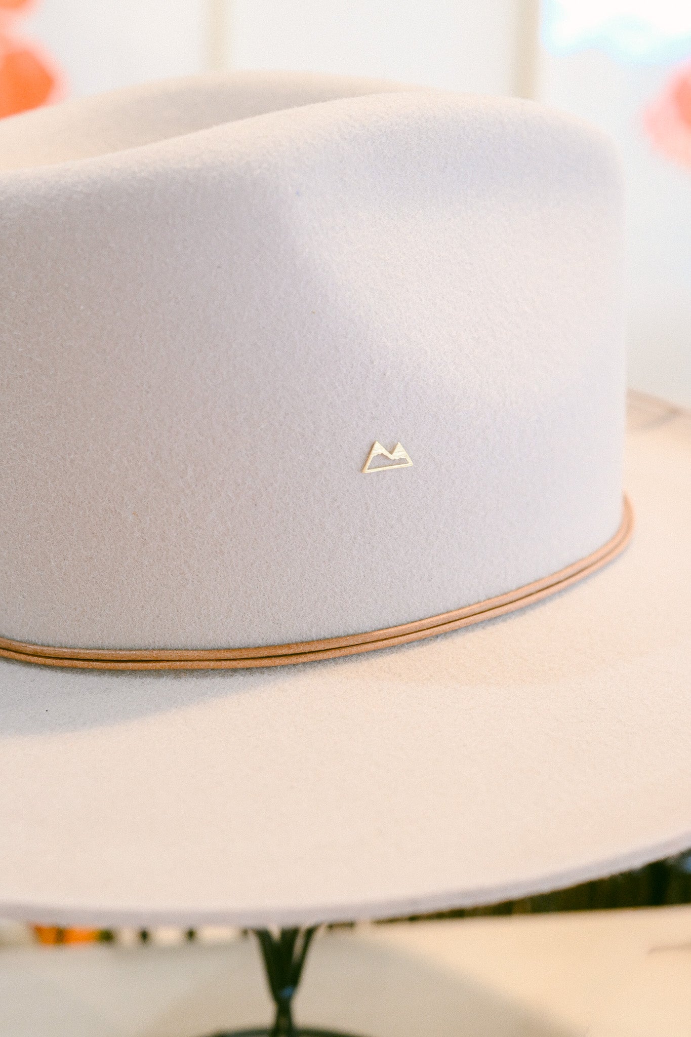 Mountain Outline Hat Charm