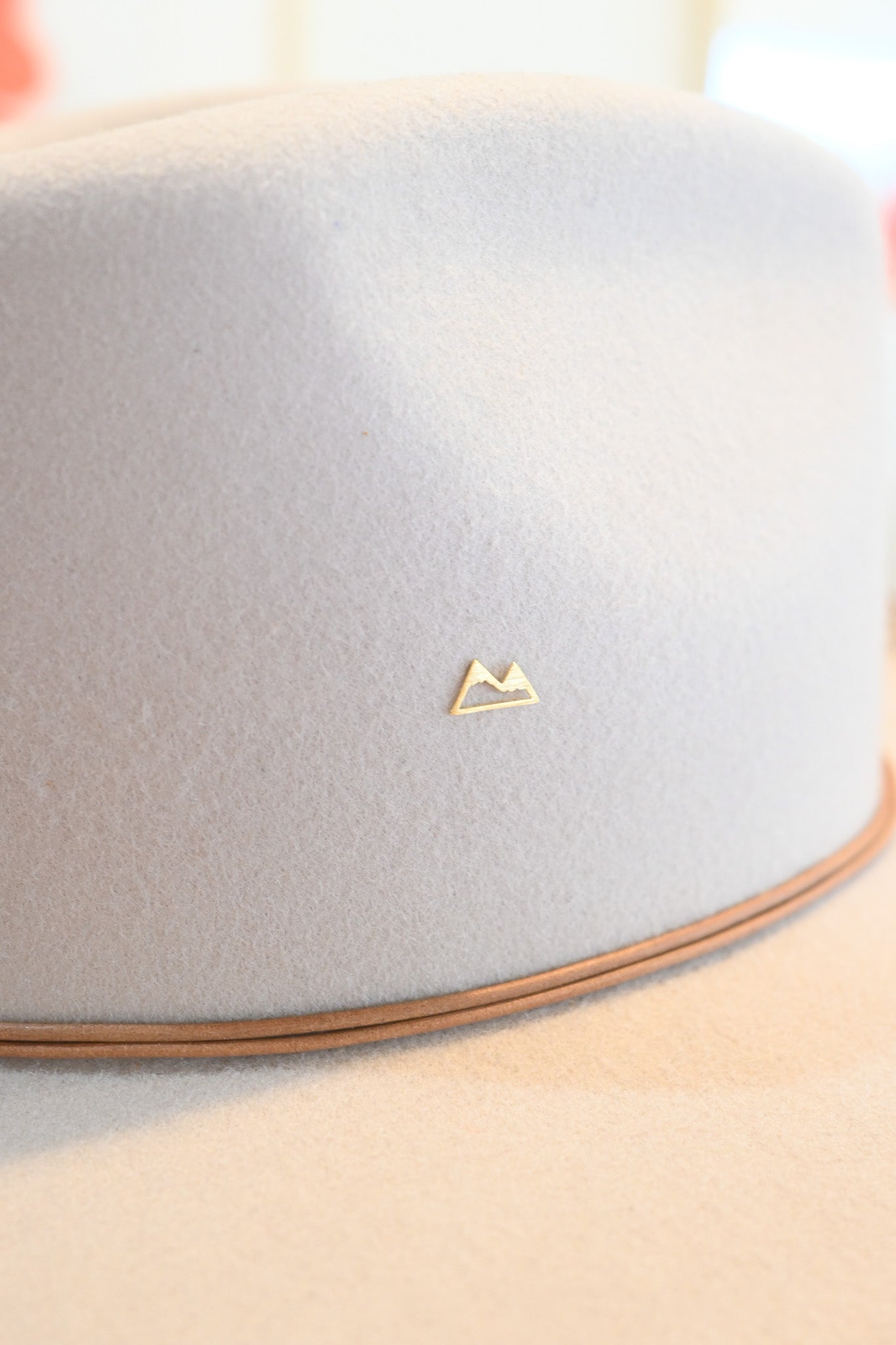 Mountain Outline Hat Charm