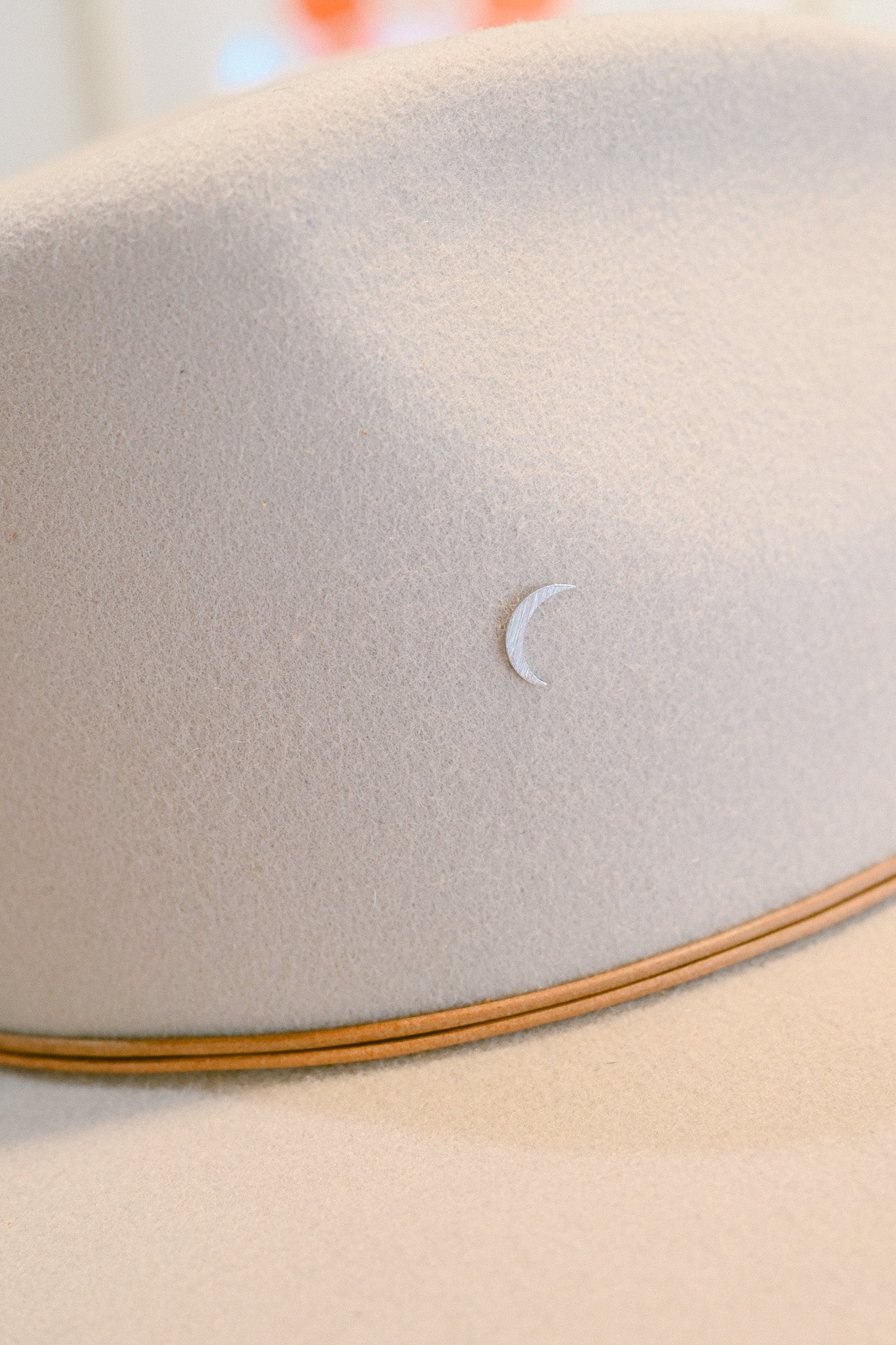 Crescent Moon Hat Charm