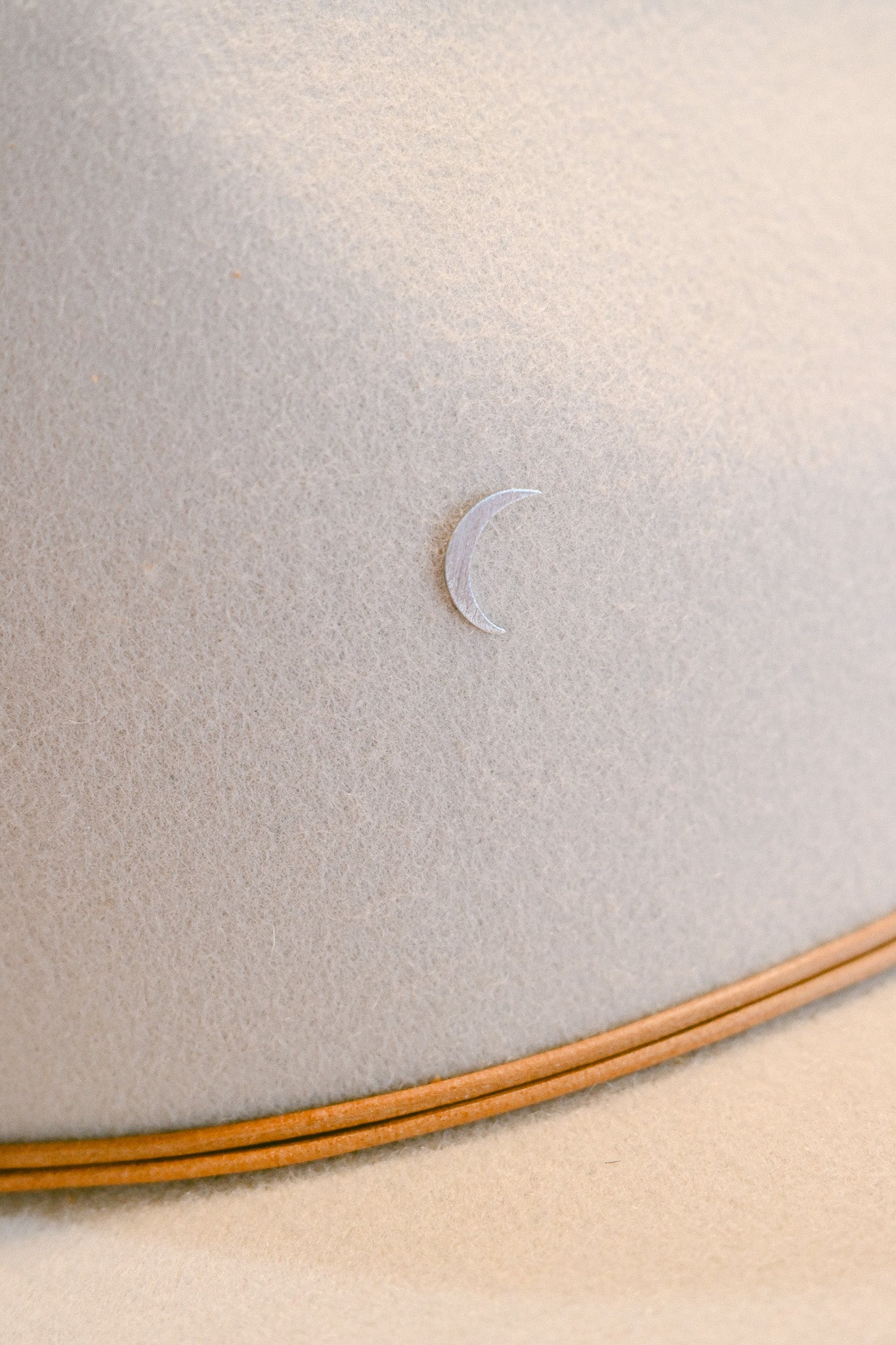 Crescent Moon Hat Charm