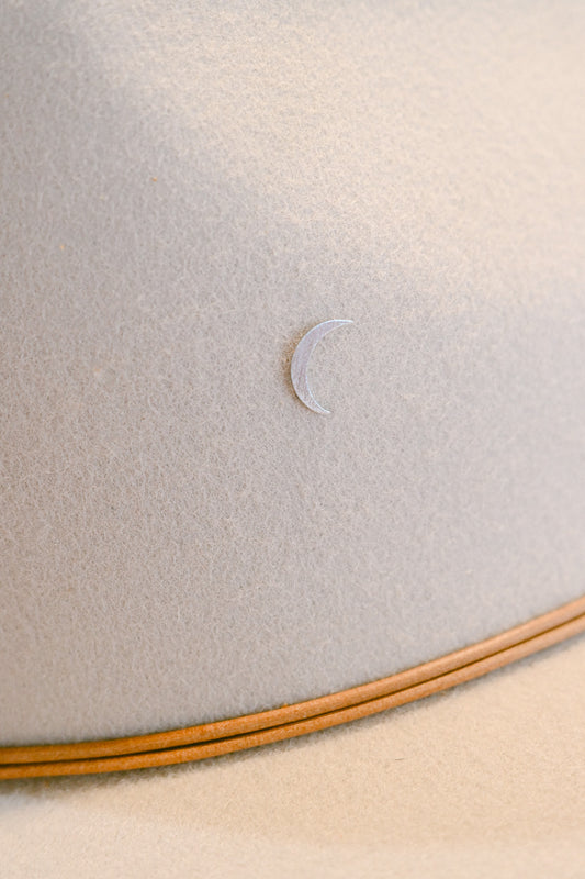 Crescent Moon Hat Charm