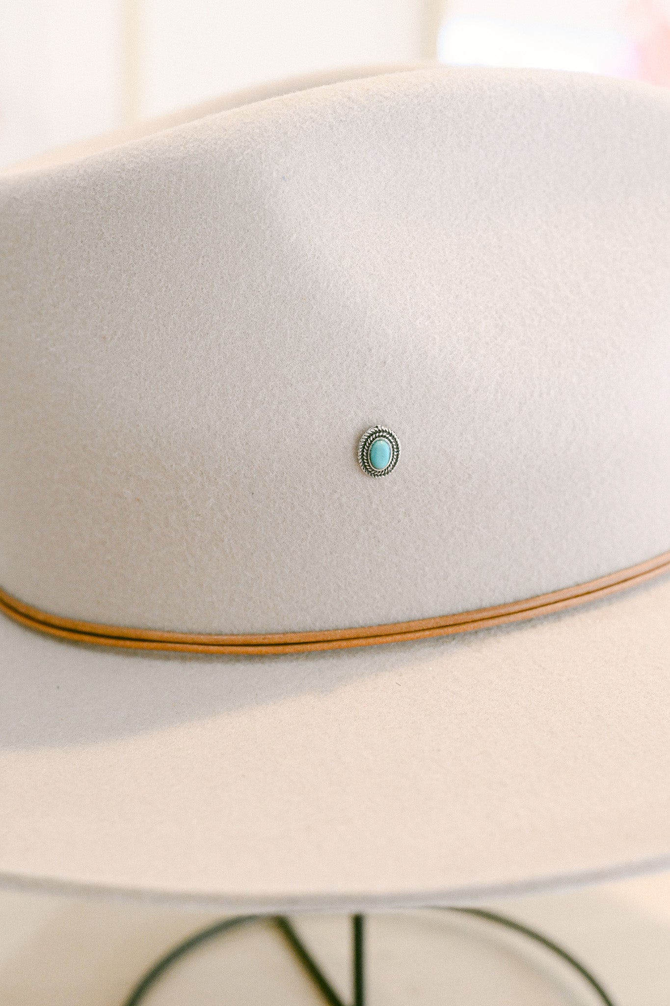 Turquoise Hat Charm