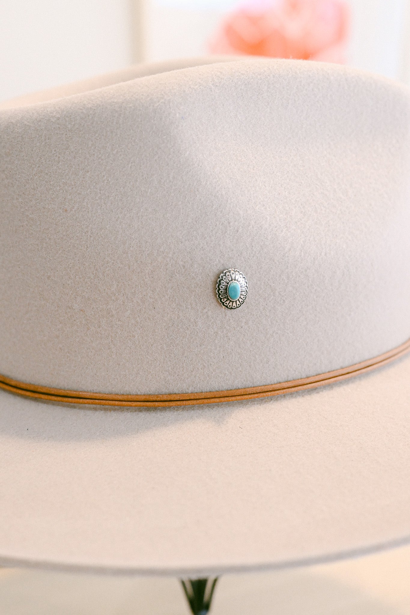 Turquoise Hat Charm