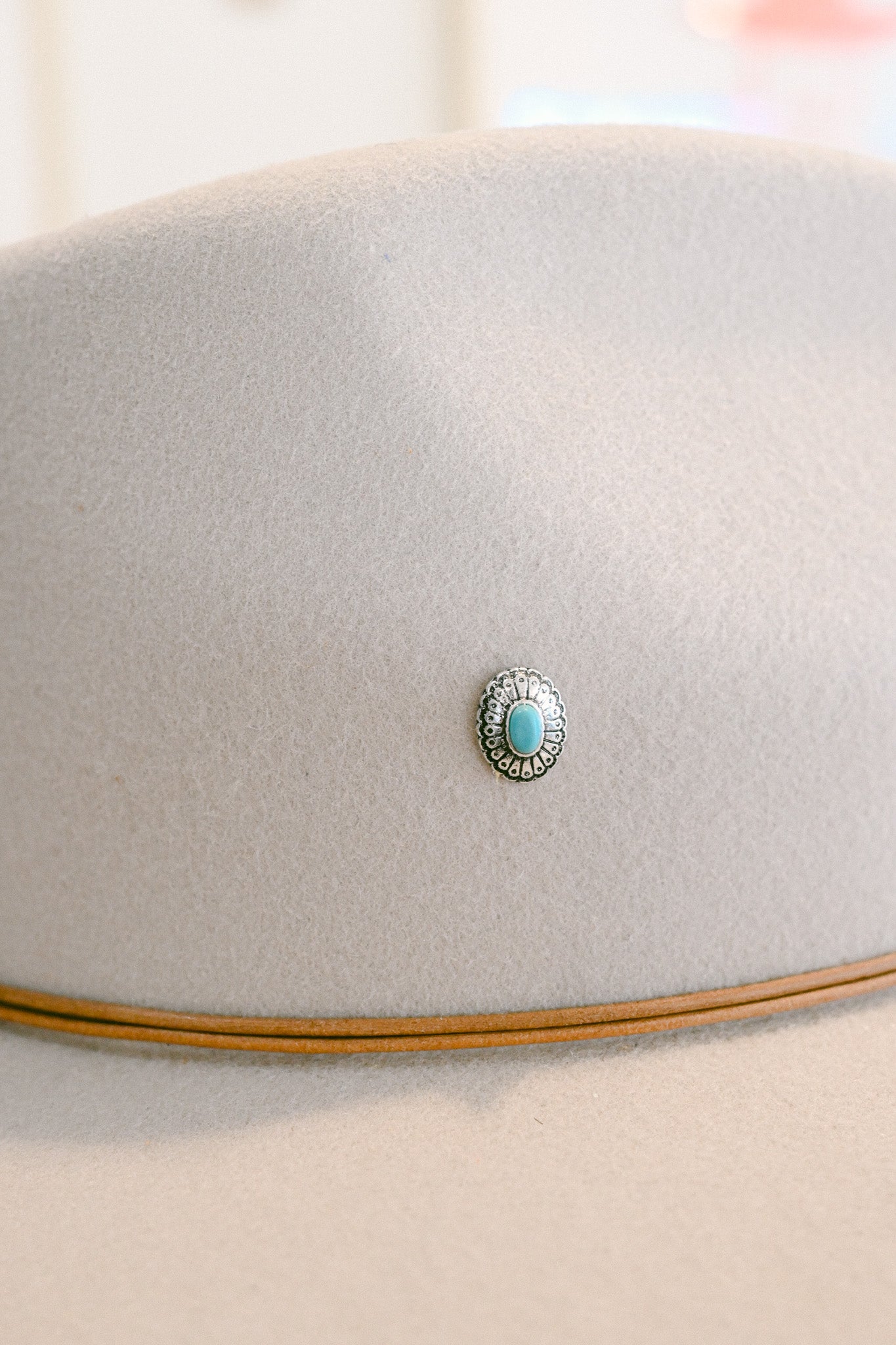 Turquoise Hat Charm