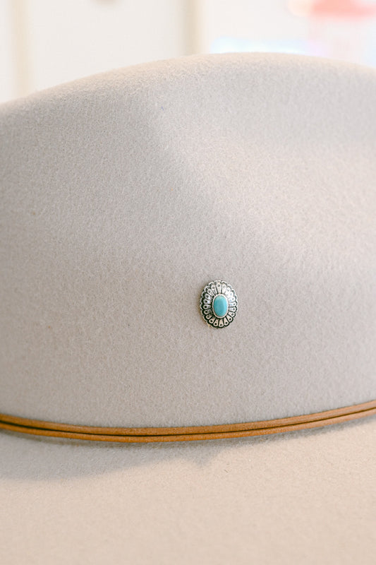 Turquoise Hat Charm