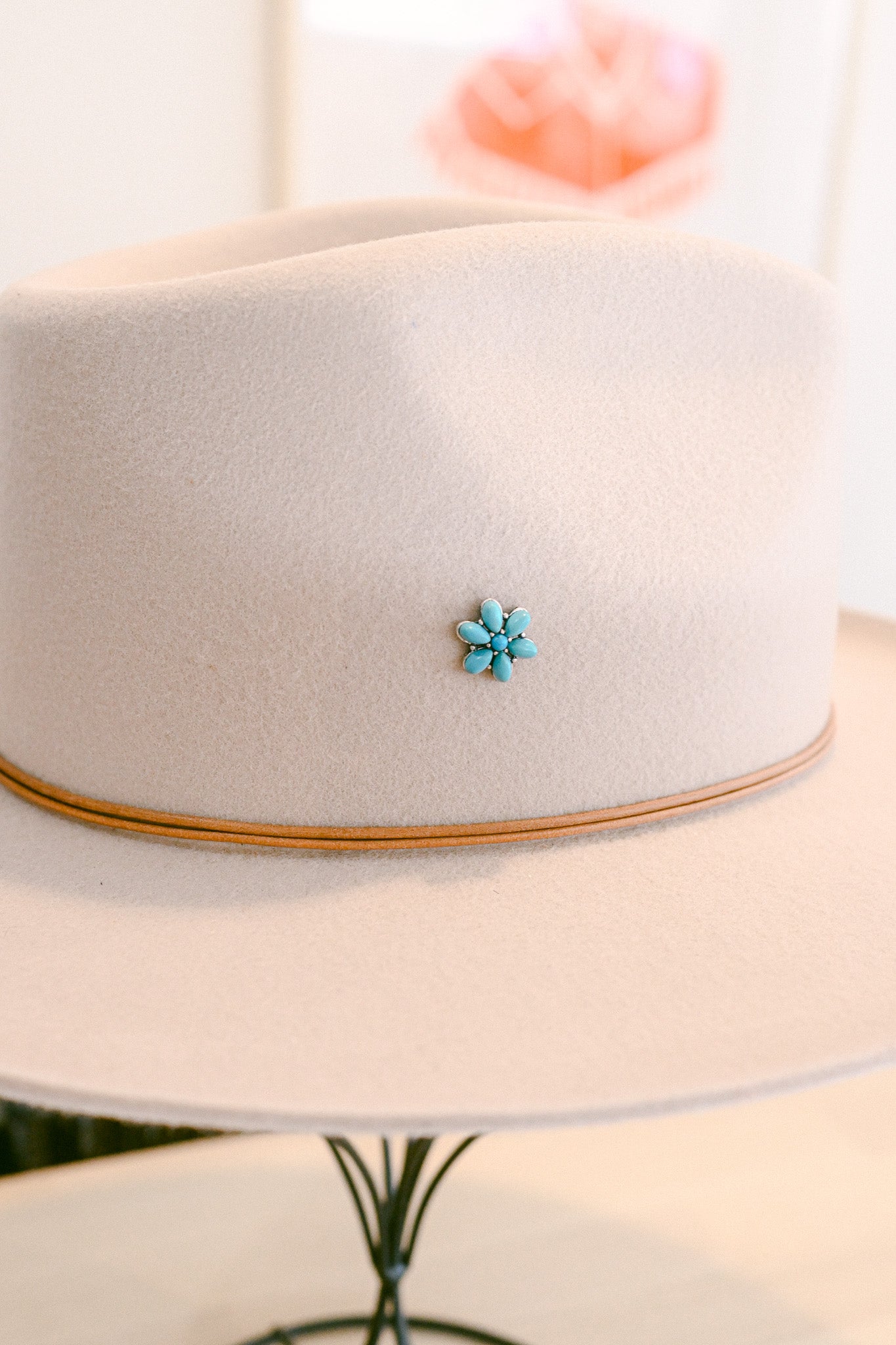 Turquoise Hat Charm