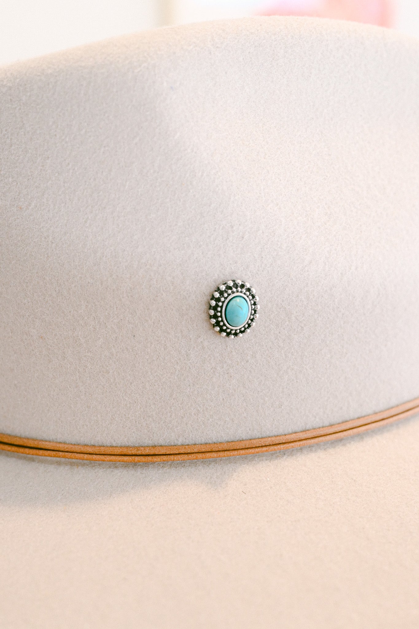 Turquoise Hat Charm