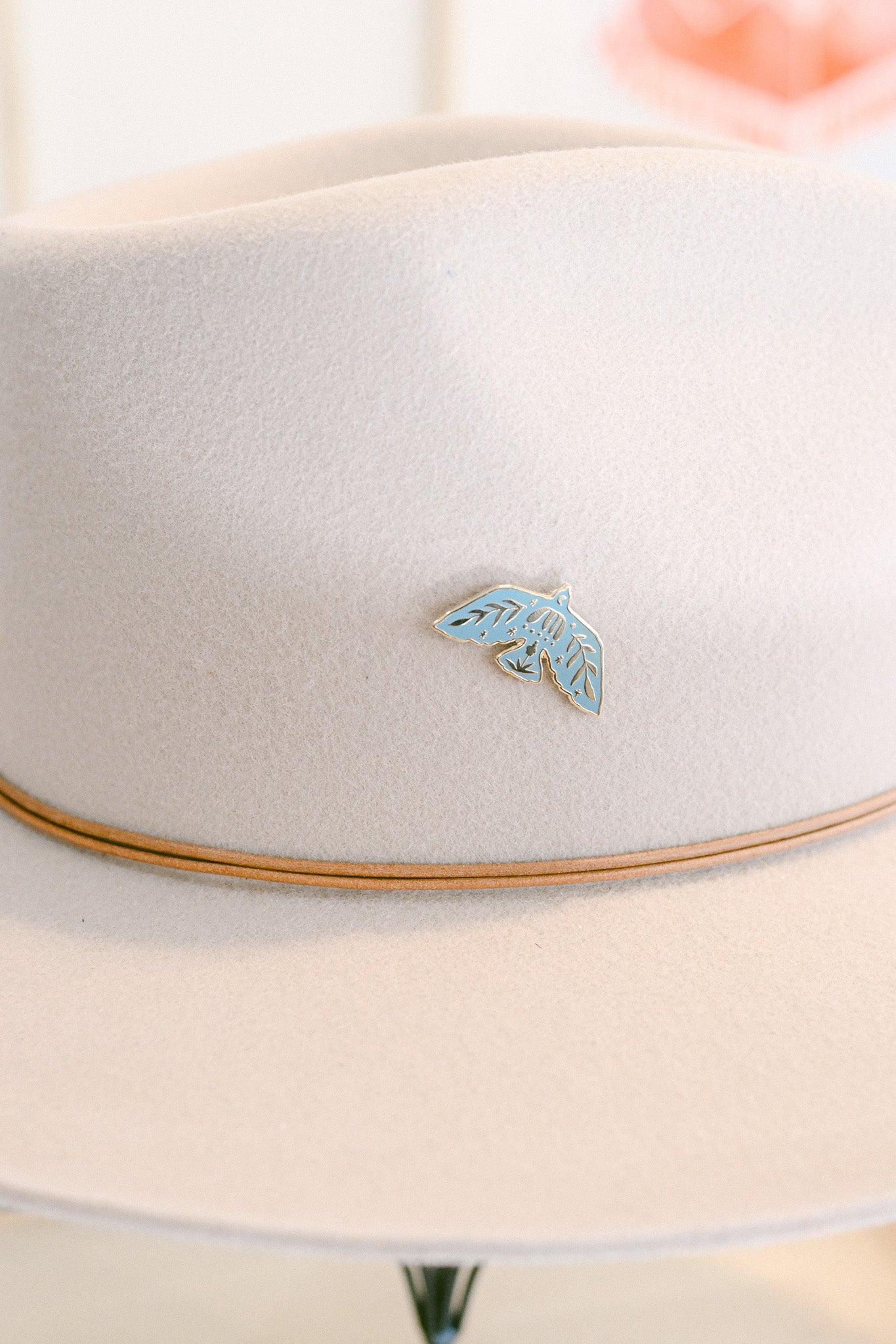 Enamel Sparrow Pin
