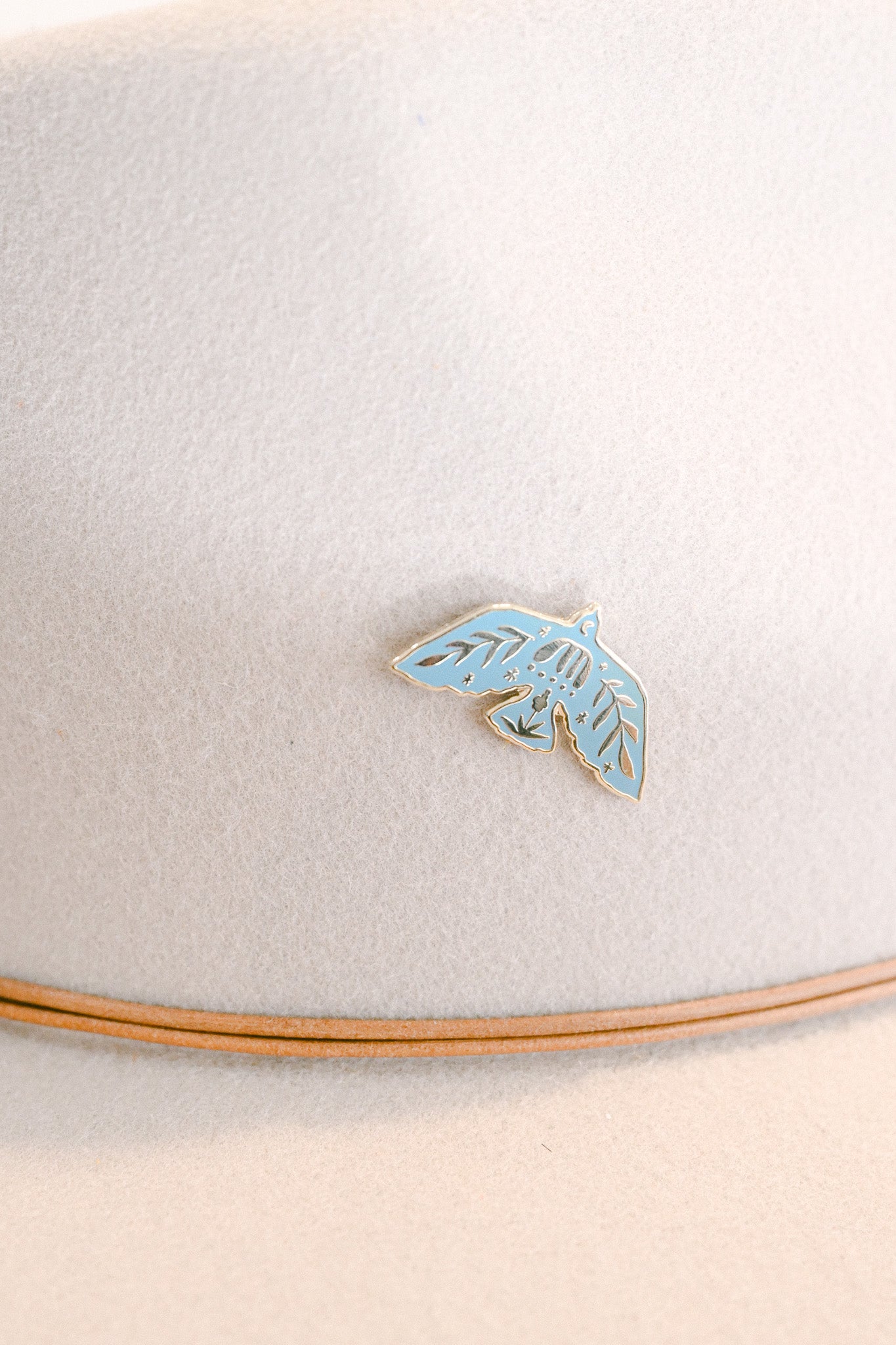 Enamel Sparrow Pin