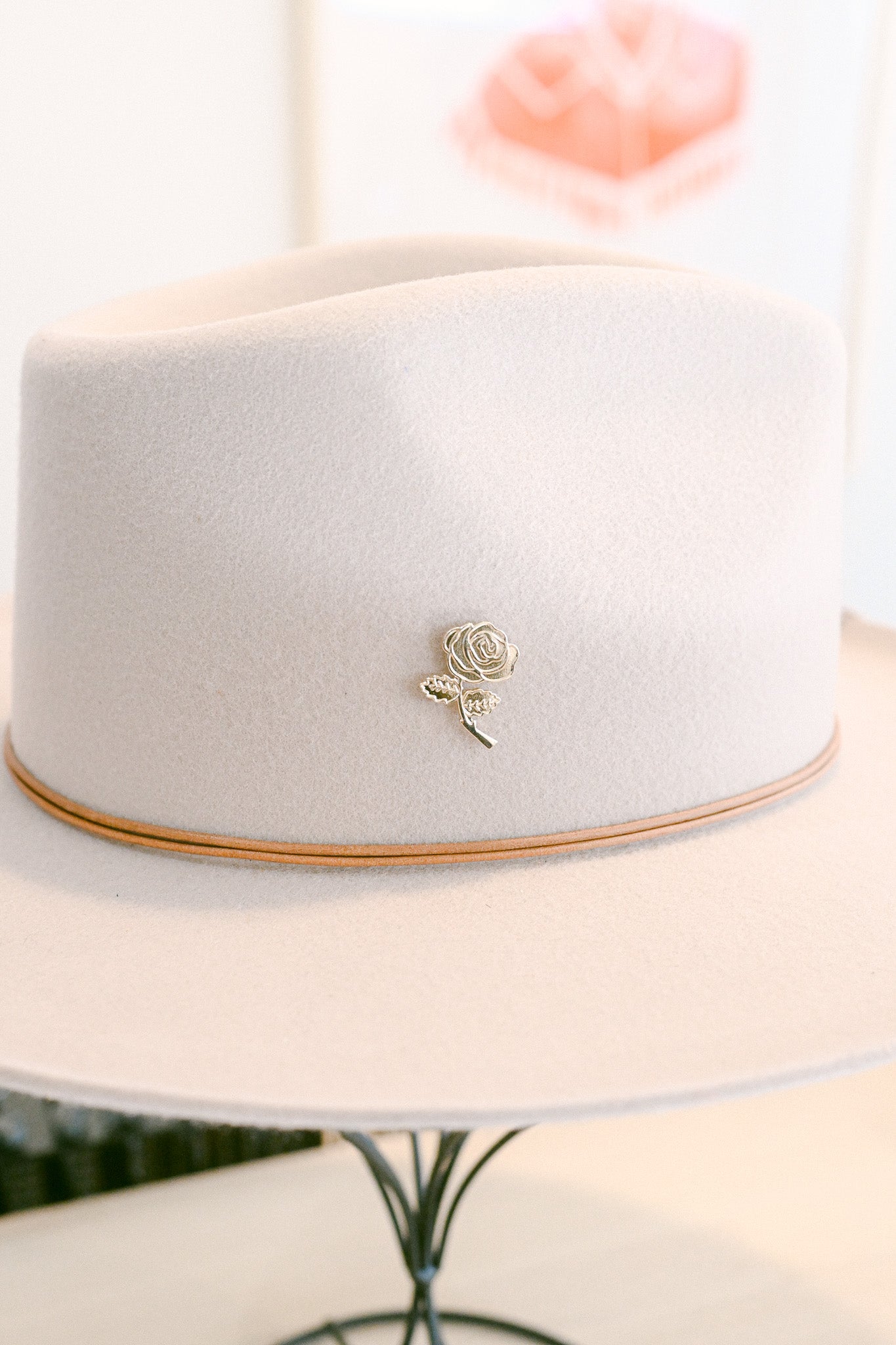 Golden Rose Pin