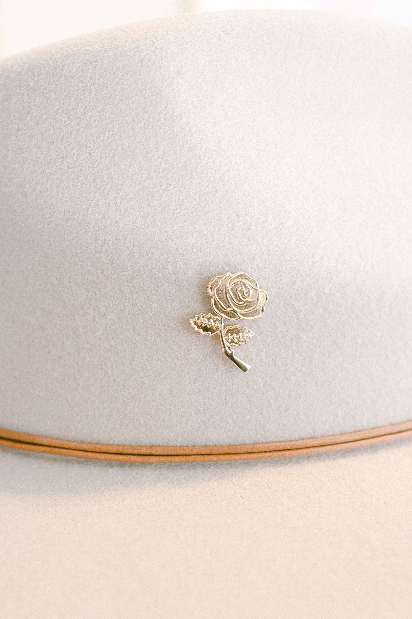 Golden Rose Pin