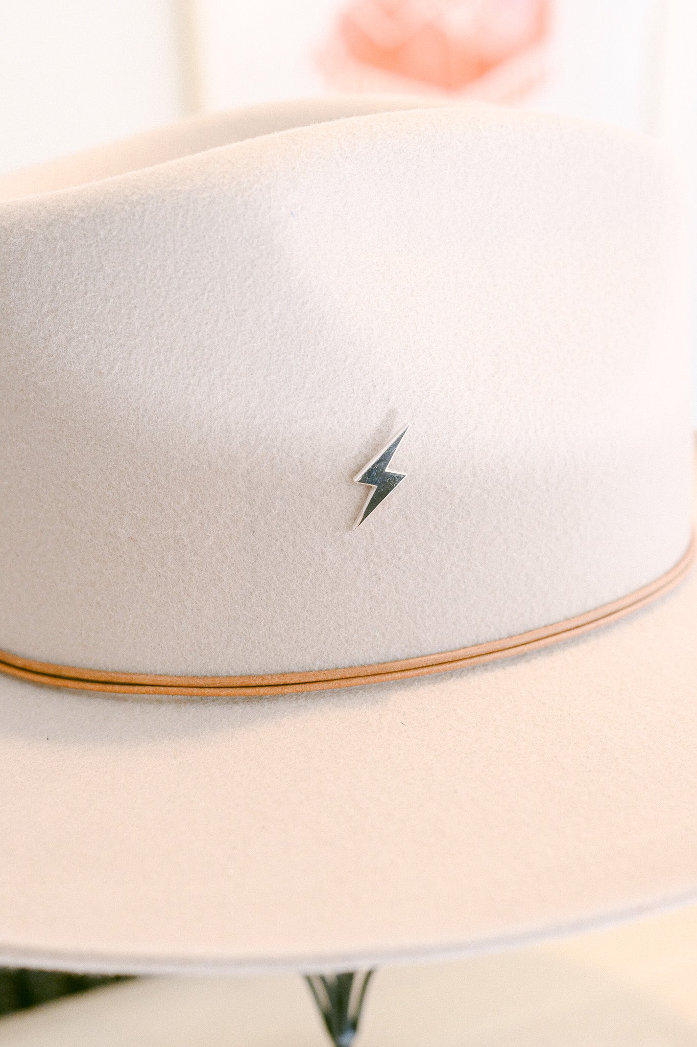 Mirrored Lightning Bolt Pin