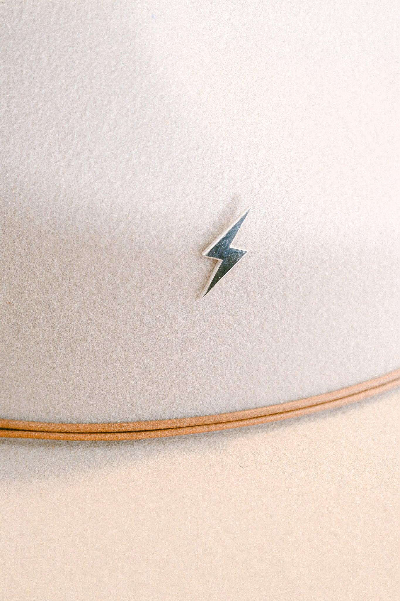 Mirrored Lightning Bolt Pin