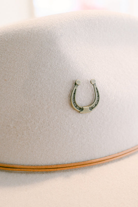 Brass Horse Shoe Pin