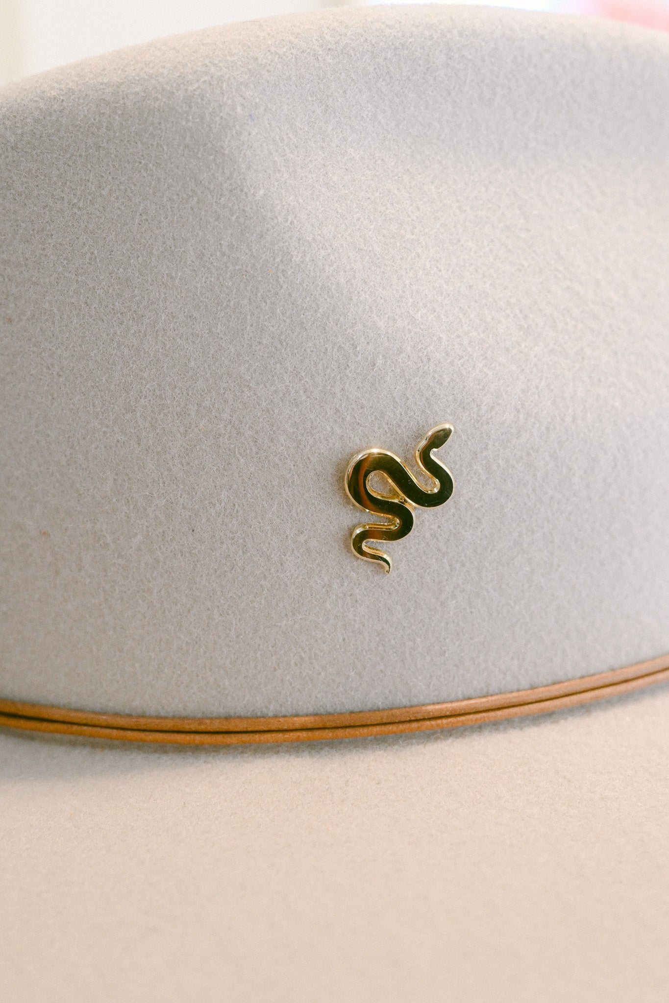 Mirrored Snake Pin