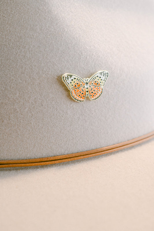 Enamel Moth Pin