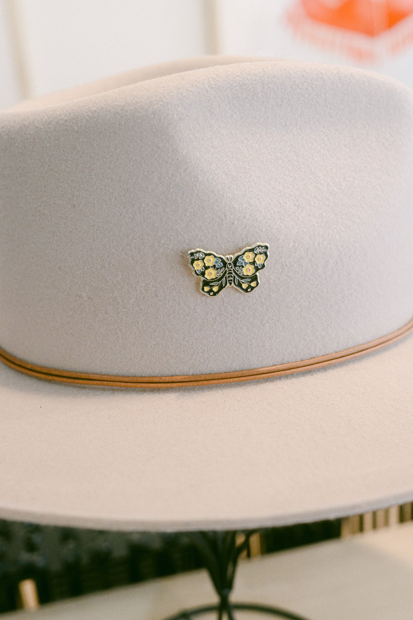 Enamel Moth Pin