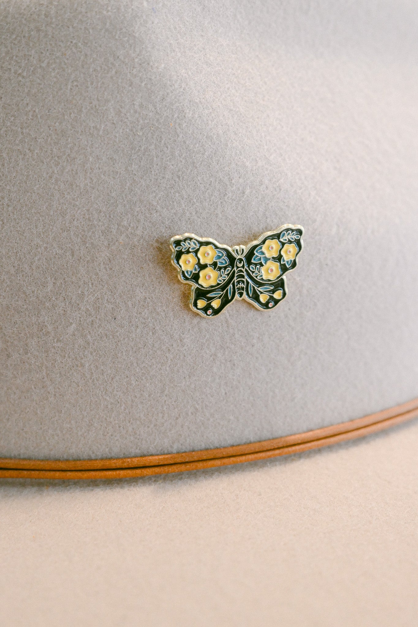 Enamel Moth Pin